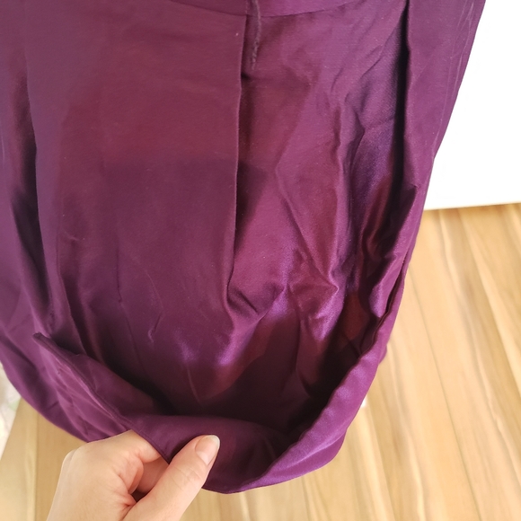 Vintage 1950's Silk Custom Dress, M - Picture 14 of 16